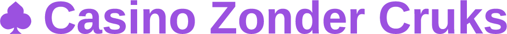 casino zonder cruks logo